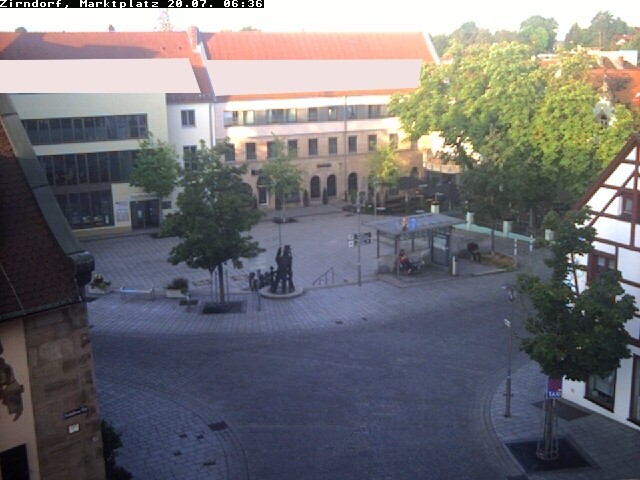 Archiv Foto Webcam Marktplatz Zirndorf