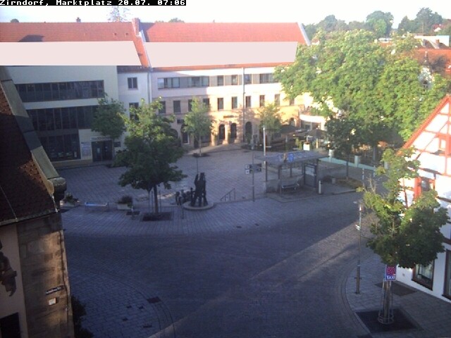 Archiv Foto Webcam Marktplatz Zirndorf