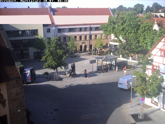 Archiv Foto Webcam Marktplatz Zirndorf