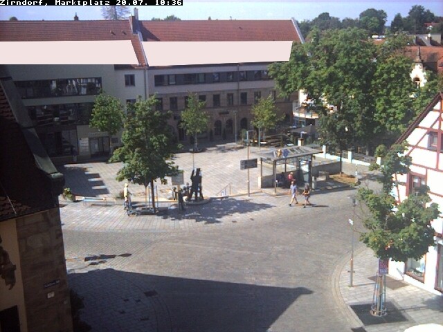 Archiv Foto Webcam Marktplatz Zirndorf