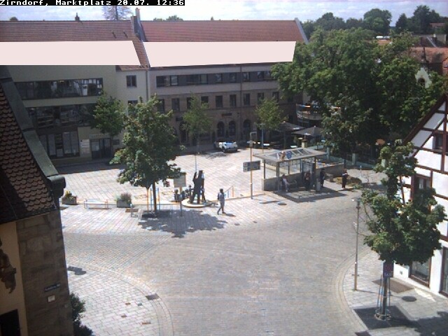 Archiv Foto Webcam Marktplatz Zirndorf