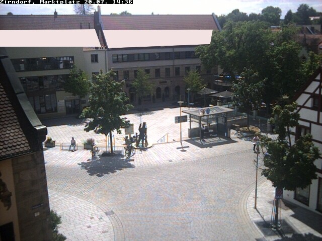 Archiv Foto Webcam Marktplatz Zirndorf