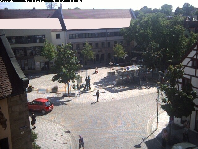 Archiv Foto Webcam Marktplatz Zirndorf