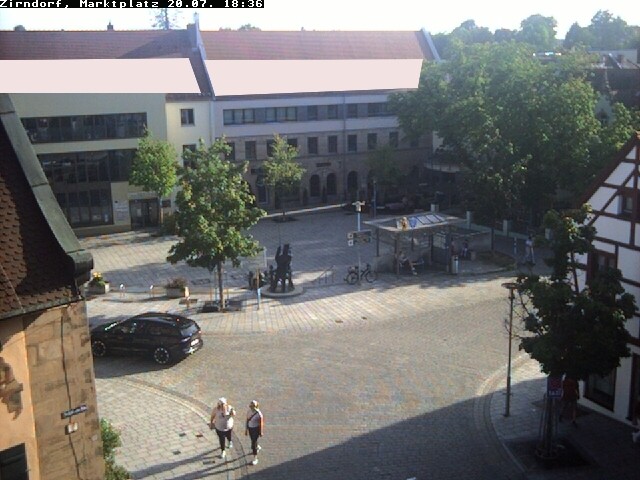 Archiv Foto Webcam Marktplatz Zirndorf