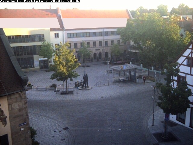 Archiv Foto Webcam Marktplatz Zirndorf