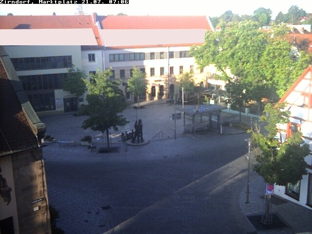 Archiv Foto Webcam Marktplatz Zirndorf