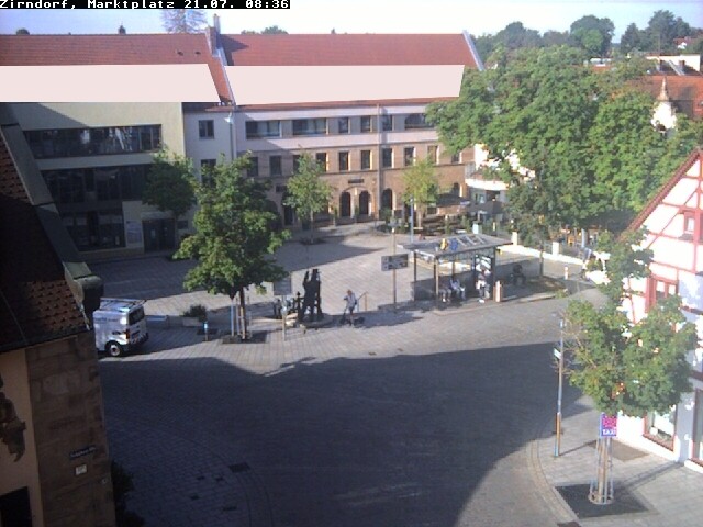 Archiv Foto Webcam Marktplatz Zirndorf