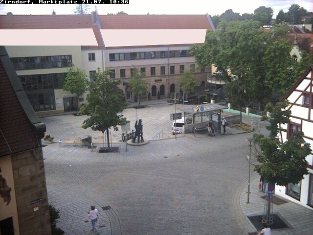 Archiv Foto Webcam Marktplatz Zirndorf