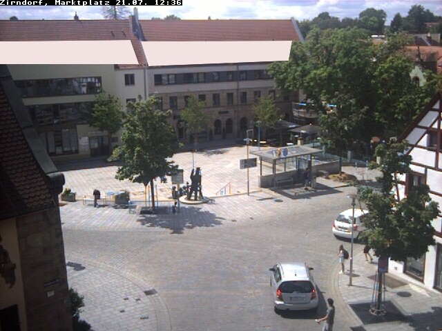 Archiv Foto Webcam Marktplatz Zirndorf