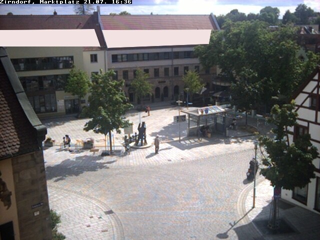 Archiv Foto Webcam Marktplatz Zirndorf