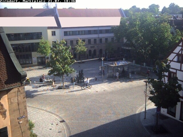 Archiv Foto Webcam Marktplatz Zirndorf