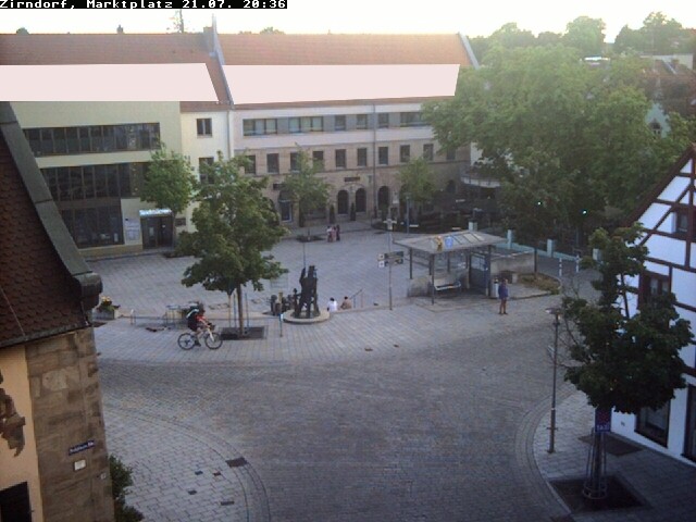 Archiv Foto Webcam Marktplatz Zirndorf