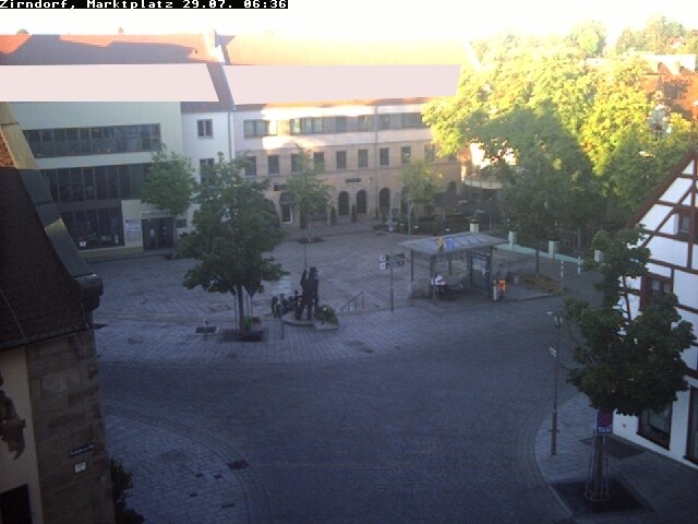 Archiv Foto Webcam Marktplatz Zirndorf