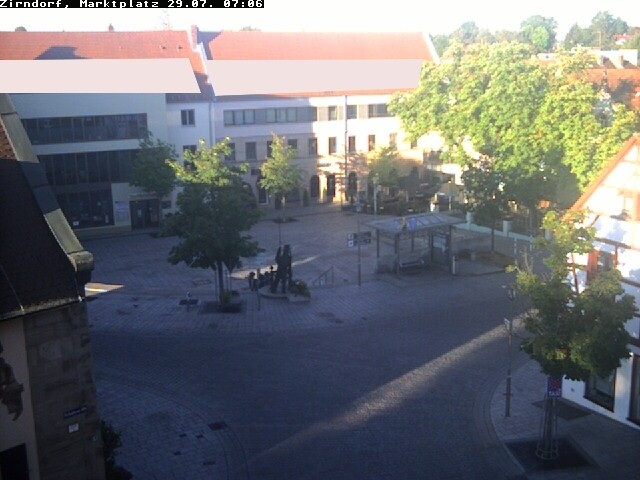 Archiv Foto Webcam Marktplatz Zirndorf