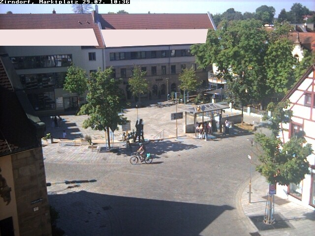 Archiv Foto Webcam Marktplatz Zirndorf