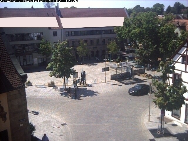 Archiv Foto Webcam Marktplatz Zirndorf