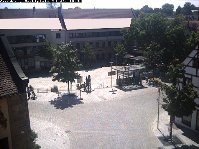 Archiv Foto Webcam Marktplatz Zirndorf