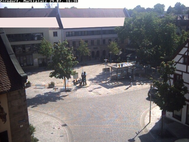 Archiv Foto Webcam Marktplatz Zirndorf