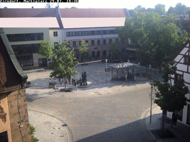Archiv Foto Webcam Marktplatz Zirndorf