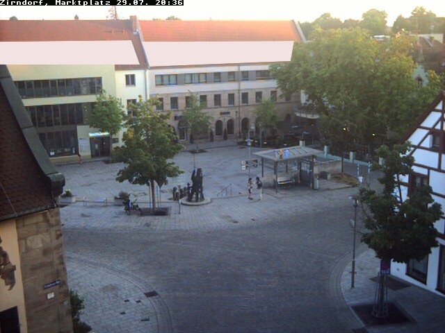Archiv Foto Webcam Marktplatz Zirndorf