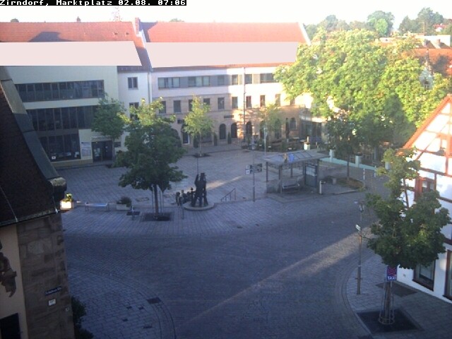 Archived image Webcam Town square Zirndorf