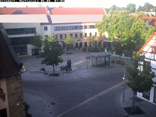 Archiv Foto Webcam Marktplatz Zirndorf