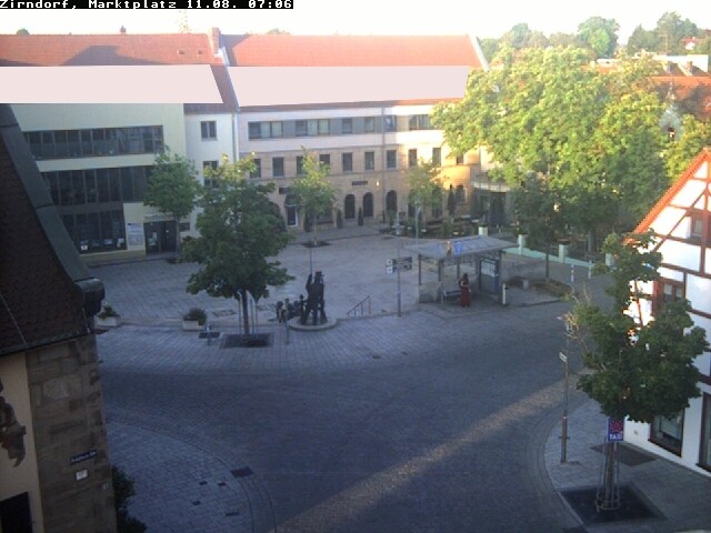 Archiv Foto Webcam Marktplatz Zirndorf