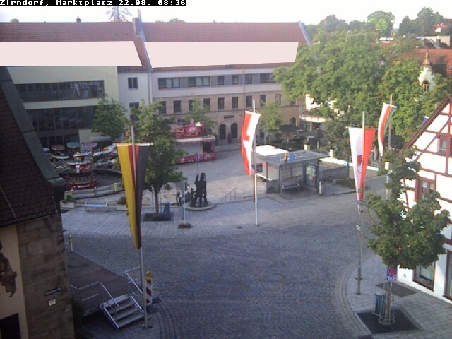 Archiv Foto Webcam Marktplatz Zirndorf