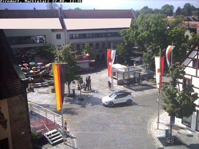 Archiv Foto Webcam Marktplatz Zirndorf