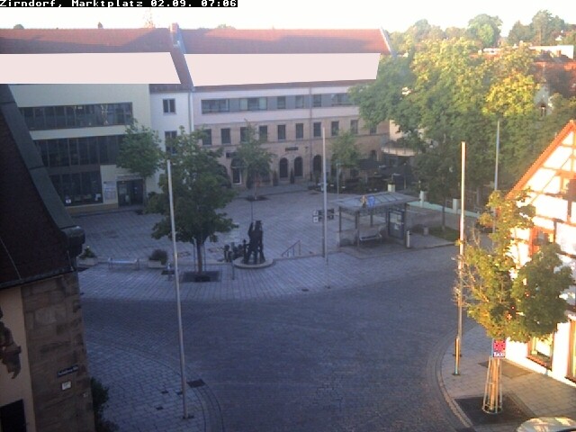 Archiv Foto Webcam Marktplatz Zirndorf