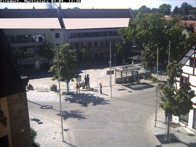 Archiv Foto Webcam Marktplatz Zirndorf