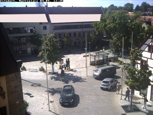 Archiv Foto Webcam Marktplatz Zirndorf