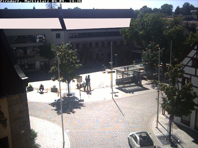 Archiv Foto Webcam Marktplatz Zirndorf