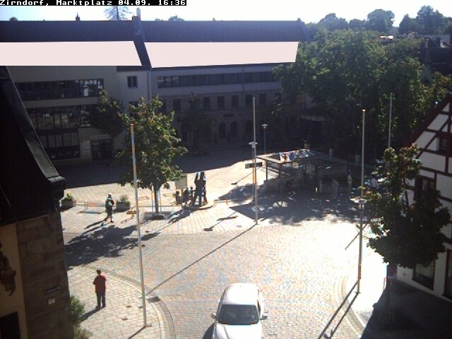 Archiv Foto Webcam Marktplatz Zirndorf