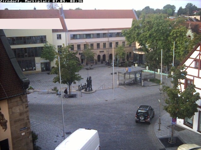 Archiv Foto Webcam Marktplatz Zirndorf