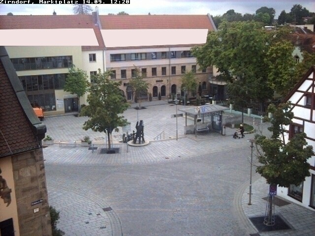 Archiv Foto Webcam Marktplatz Zirndorf
