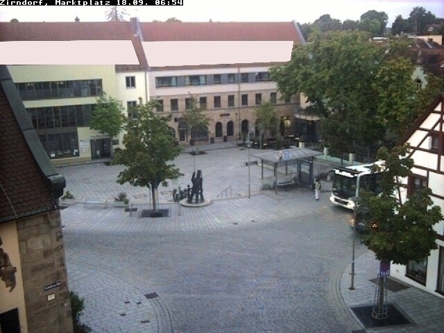 Archiv Foto Webcam Marktplatz Zirndorf