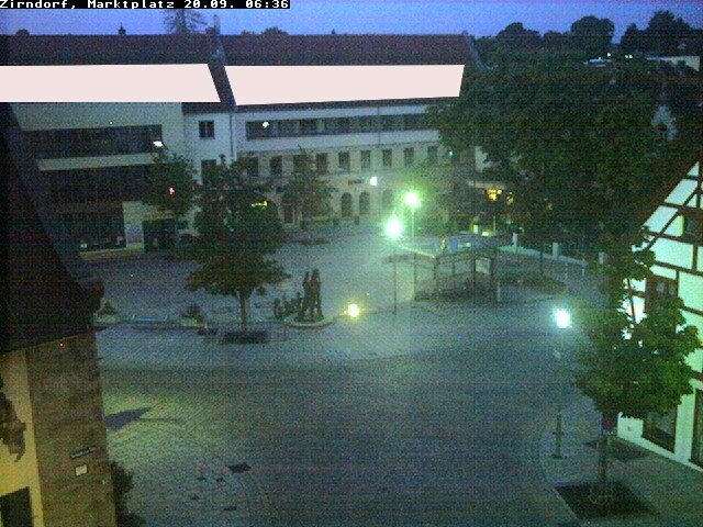 Archived image Webcam Town square Zirndorf