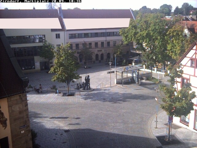 Archiv Foto Webcam Marktplatz Zirndorf