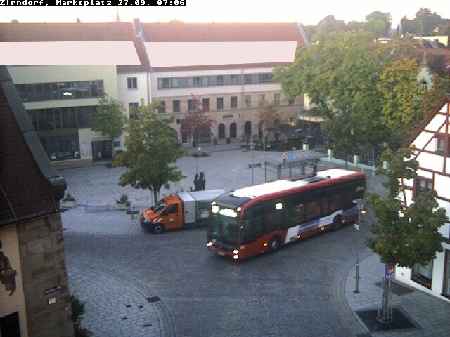 Archiv Foto Webcam Marktplatz Zirndorf