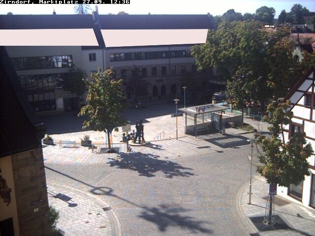 Archiv Foto Webcam Marktplatz Zirndorf
