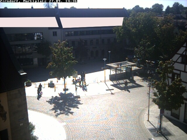 Archiv Foto Webcam Marktplatz Zirndorf