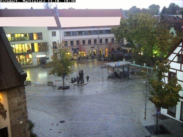 Archiv Foto Webcam Marktplatz Zirndorf