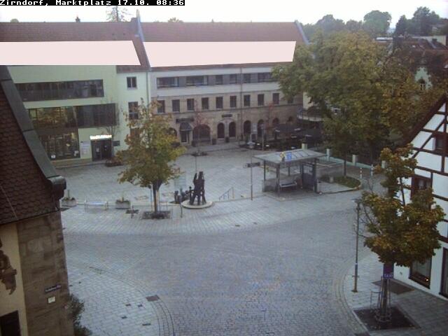 Archived image Webcam Town square Zirndorf