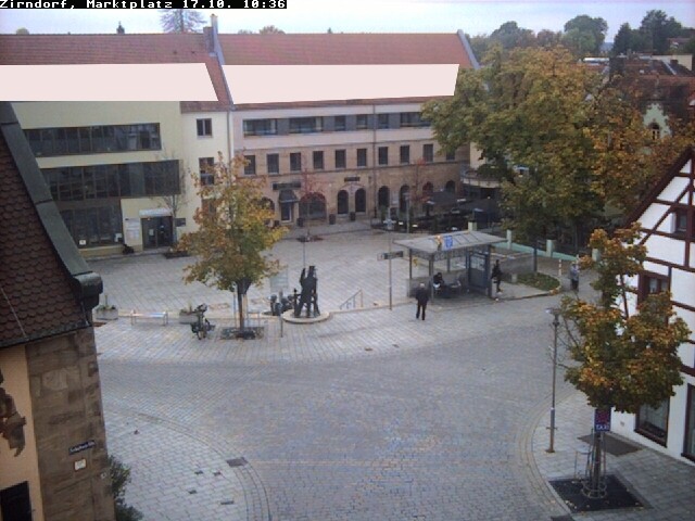 Archived image Webcam Town square Zirndorf