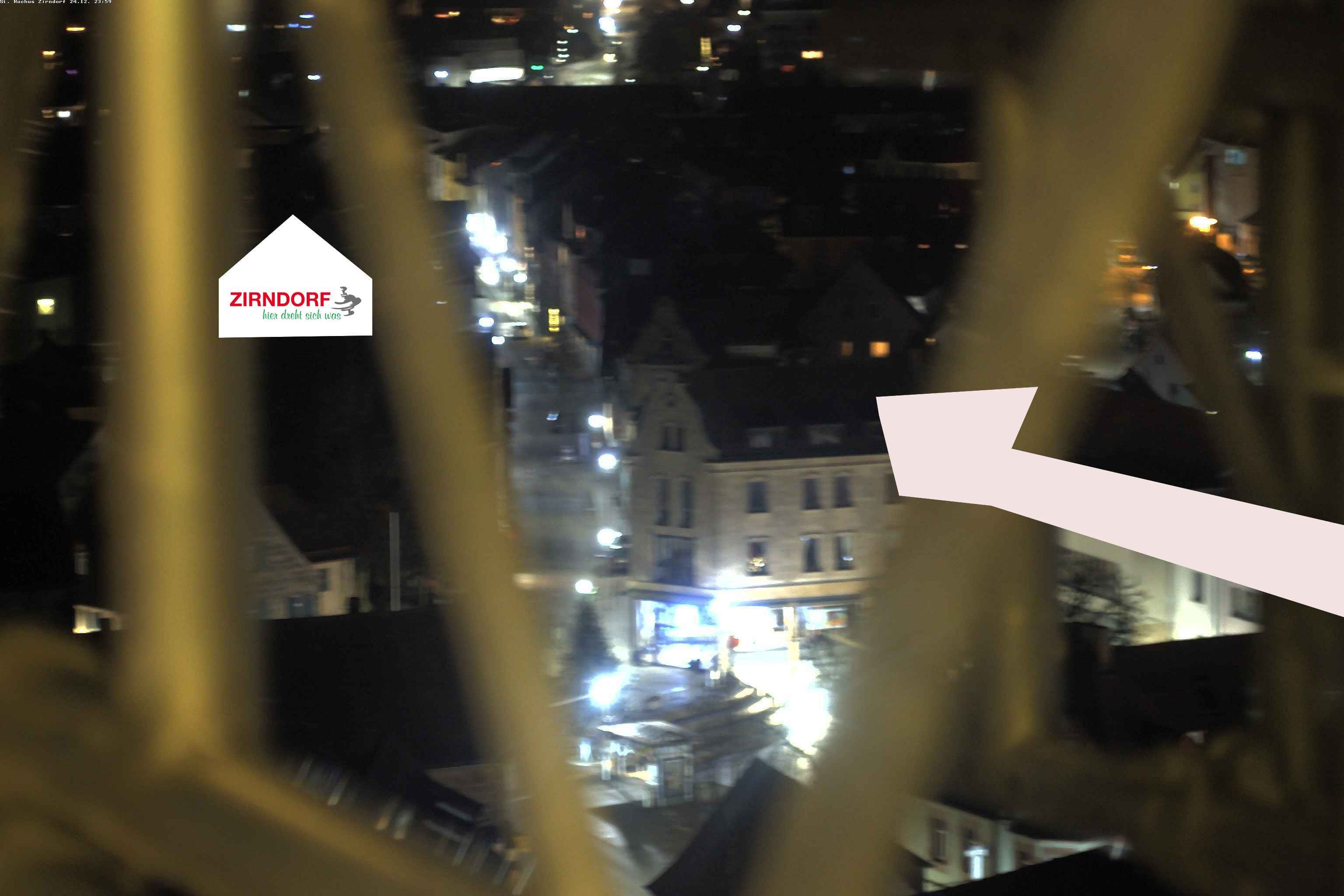 Archiv Foto Webcam Kirchturm Zirndorf