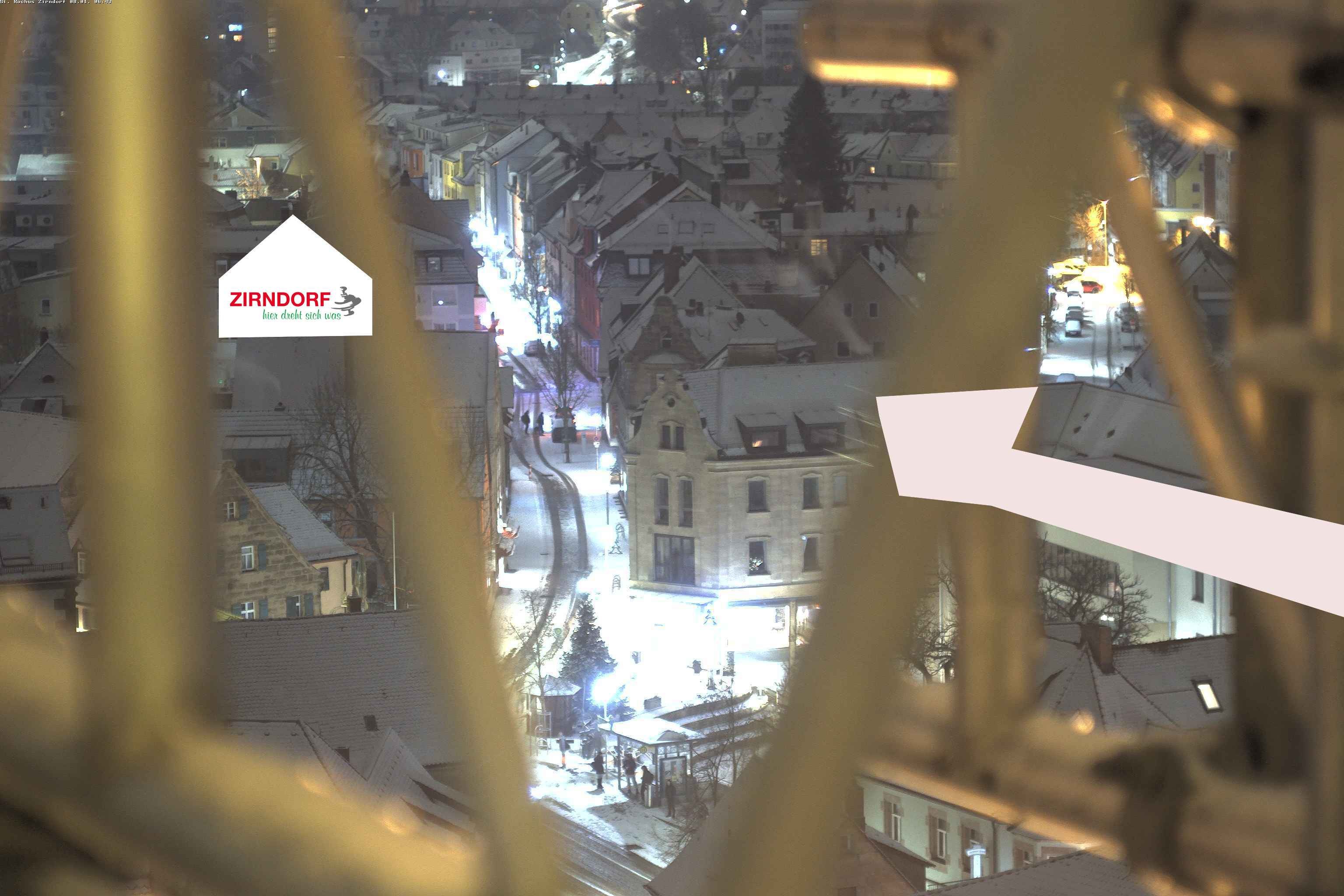 Archiv Foto Webcam Kirchturm Zirndorf