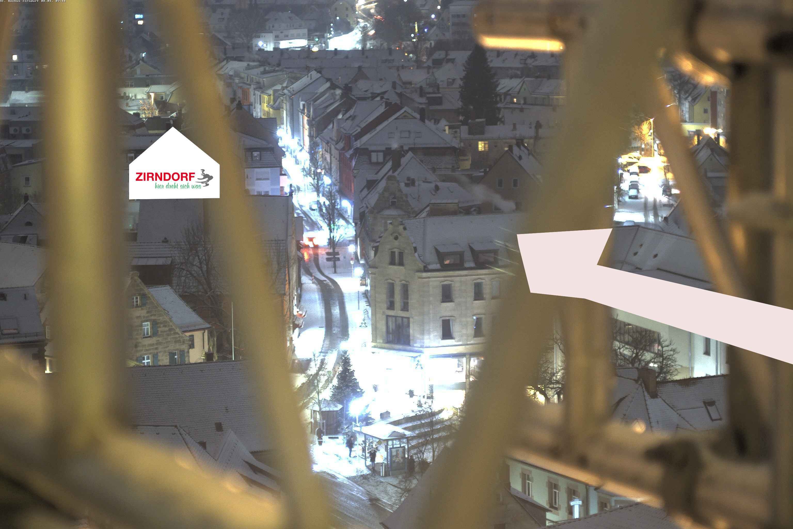 Archiv Foto Webcam Kirchturm Zirndorf