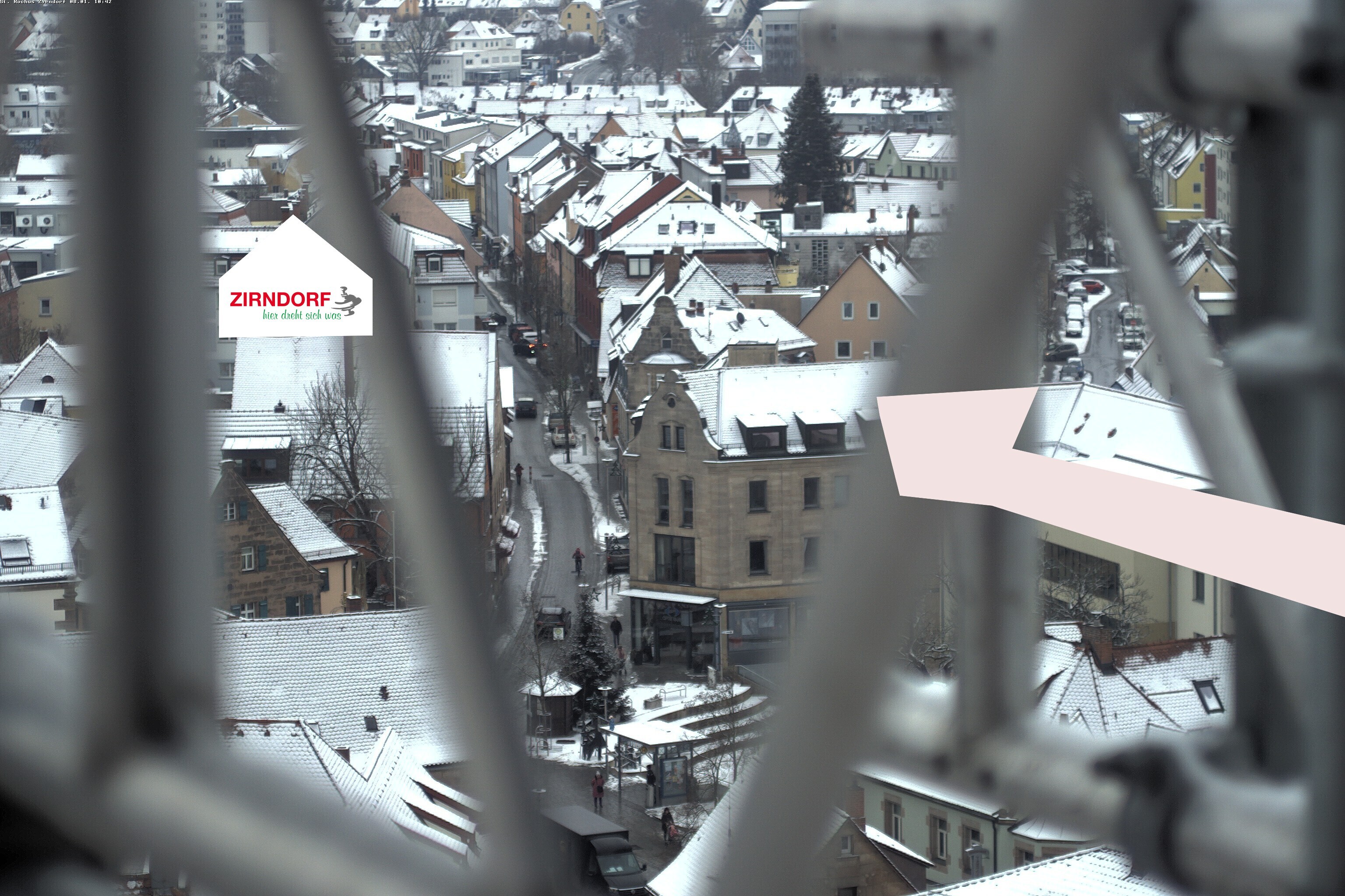 Archiv Foto Webcam Kirchturm Zirndorf