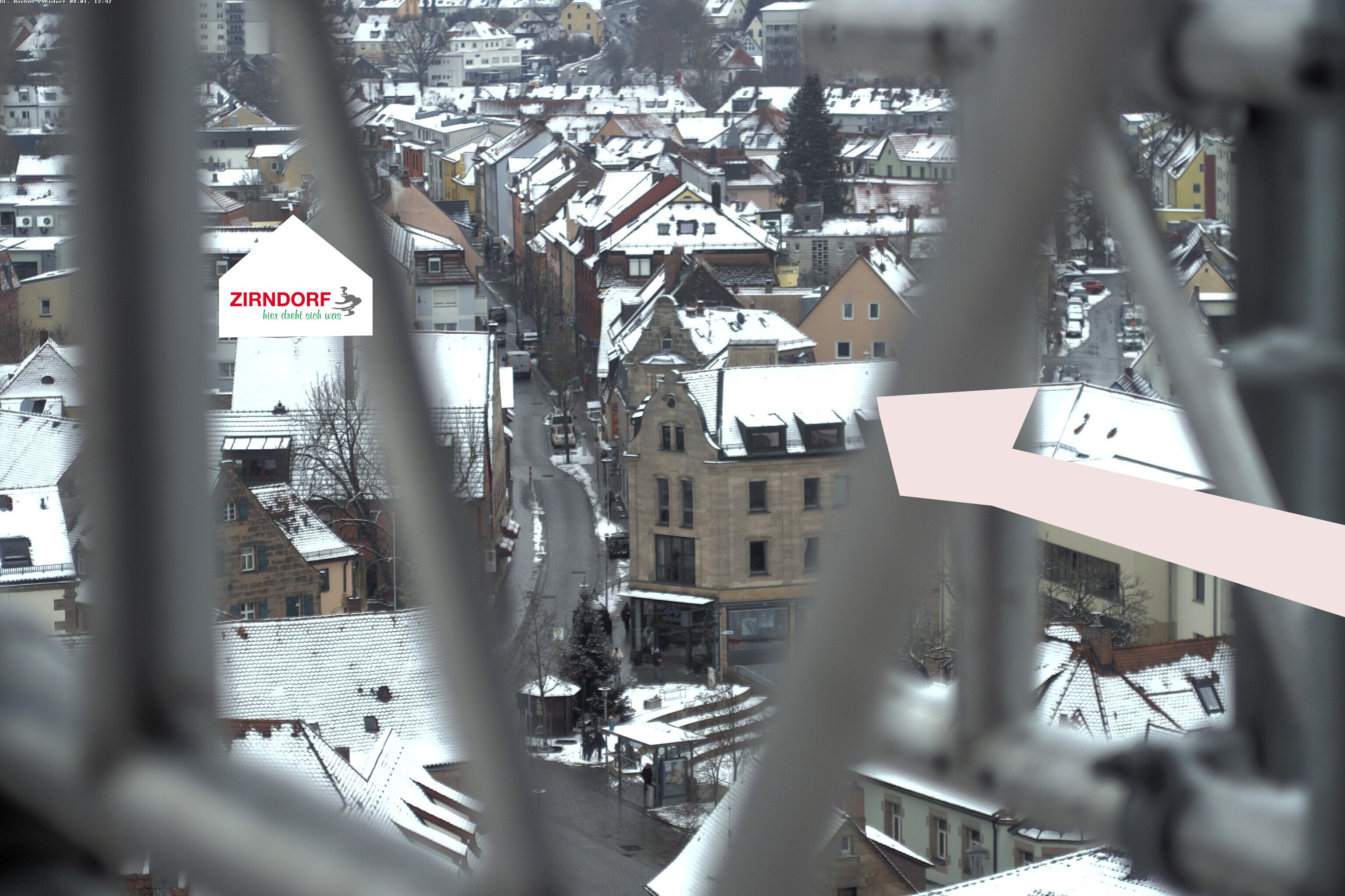 Archiv Foto Webcam Kirchturm Zirndorf